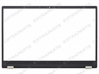 Рамка матрицы для ноутбука Acer Swift 3X SF314-510G черная с золотистыми заглушками