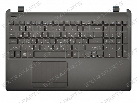 Клавиатура ACER Aspire E1-522 (RU) черная топ-панель