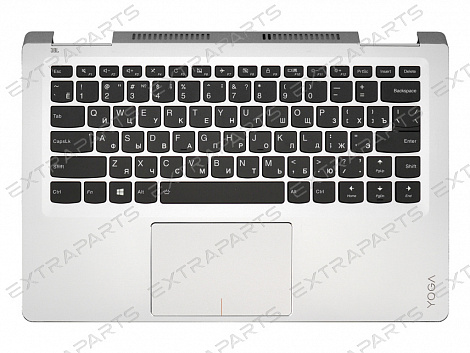 Клавиатура Lenovo Yoga 710-14ISK топ-панель серебро