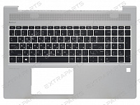 Топ-панель HP ProBook 450 G7 серебряная (с подсветкой клавиш)