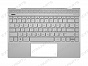Клавиатура HP Envy 13-ah топ-панель серебро