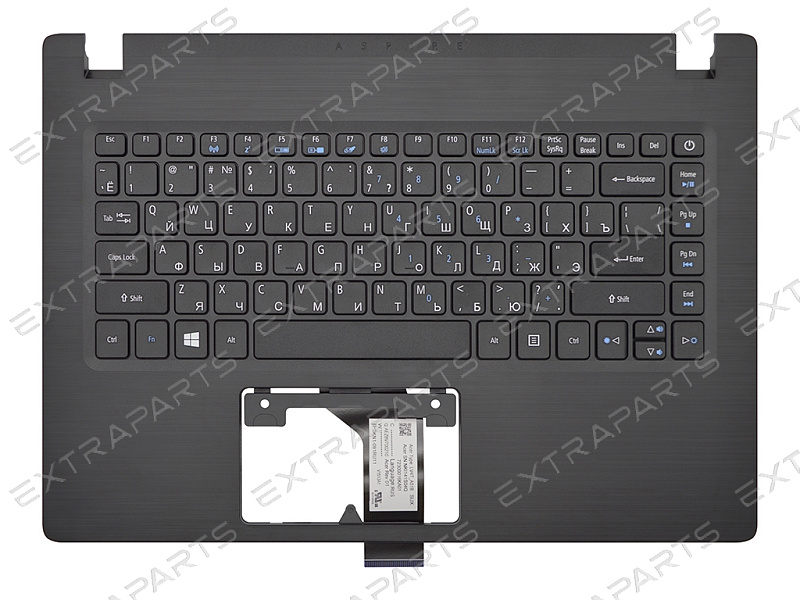 Клавиатура Acer Aspire 1 A114-31 черная топ-панель