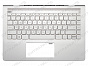 Клавиатура HP Pavilion 14-bf (RU) топ-панель серебро