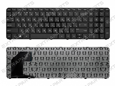 Клавиатура HP Pavilion SleekBook 15-b (RU) черная с рамкой