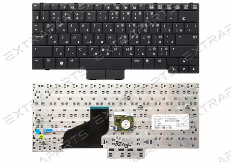 Клавиатура HP Elitebook 2530p (RU) черная