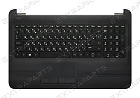 Клавиатура HP 15-af черная топ-панель V.2