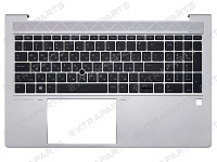 Топ-панель HP Zbook Firefly 15 G8 серебряная (с трекпоинтом)