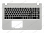 Клавиатура Acer Aspire ES1-533 белая топ-панель