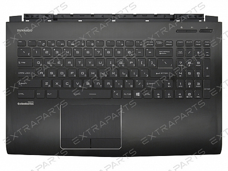 Клавиатура MSI GE62 6QE черная топ-панель c подсветкой V.2