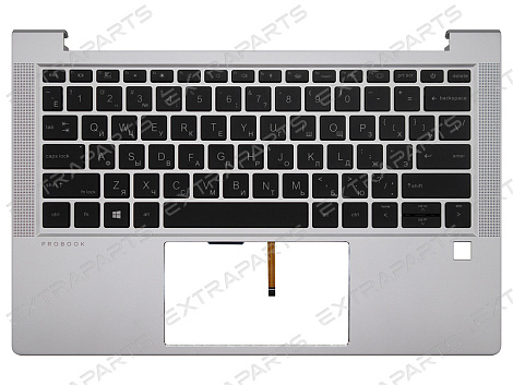 Топ-панель HP ProBook 430 G8 серебряная с подсветкой