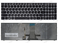 Клавиатура Lenovo Flex 2 15 серебро с подсветкой