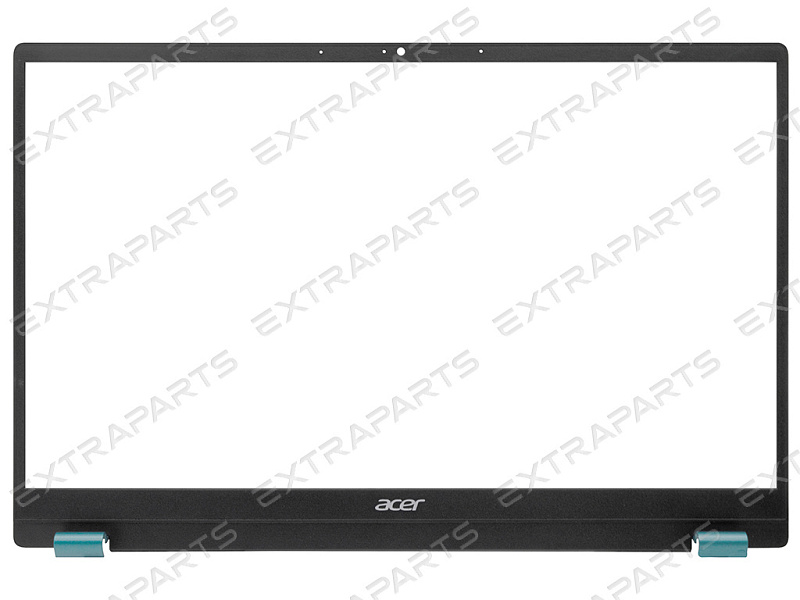 Рамка матрицы для ноутбука Acer Swift 3 SF314-43 черная c голубыми заглушками