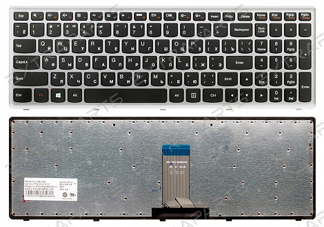 Клавиатура LENOVO Z710 (RU) серебро