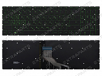Клавиатура HP Pavilion Gaming 15-dk черная с подсветкой