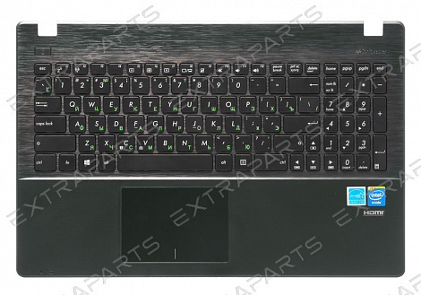 Клавиатура ASUS R512M (RU) черная топ-панель