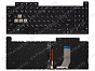 Клавиатура 0KNR0-661JRU00 для Asus ROG Strix черная с RGB-подсветкой (1-зонная)