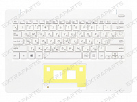 Клавиатура ASUS F200MA (RU) белая топ-панель