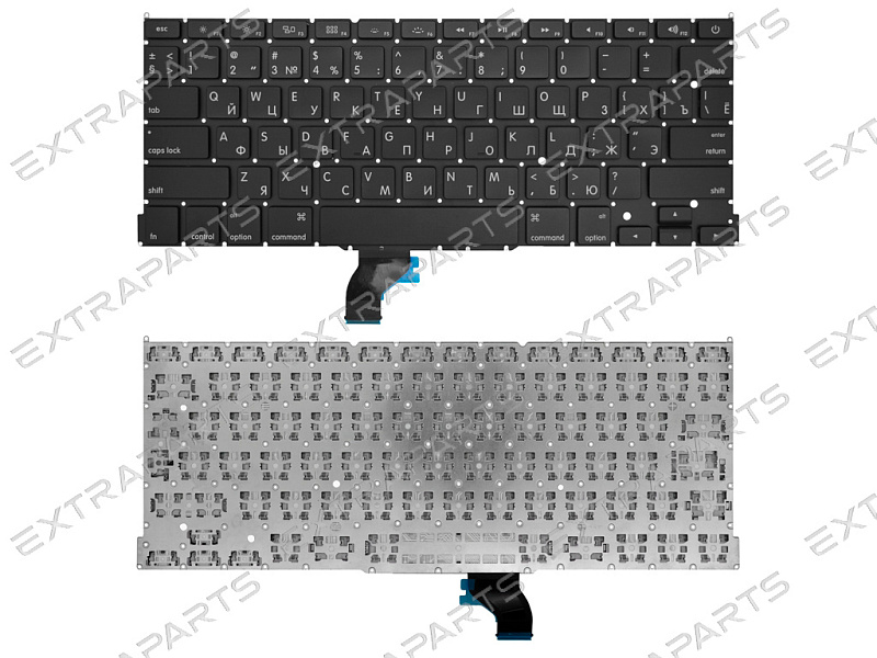 Клавиатура Apple MacBook Pro 13" A1502 (RU) черная (горизонтальный Enter)