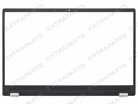 Рамка матрицы для ноутбука Acer Swift 3X SF314-510G черная с золотистыми заглушками