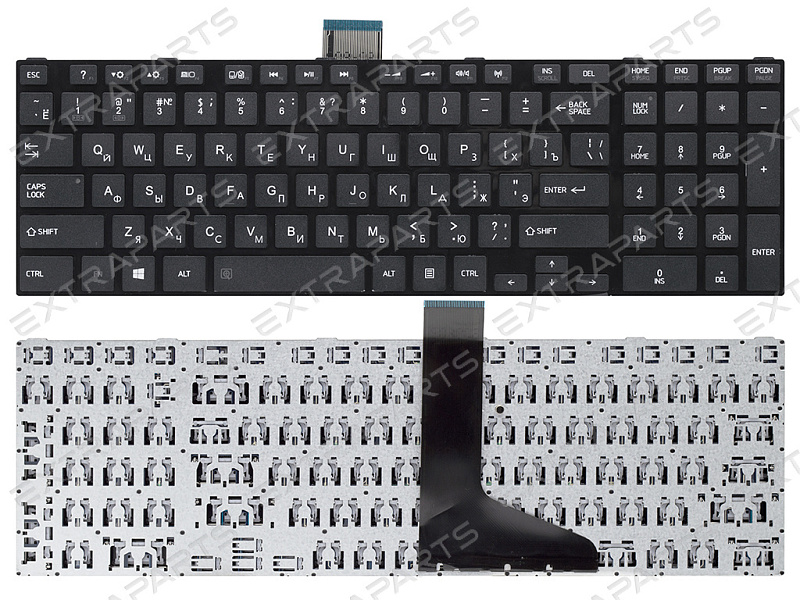 Клавиатура TOSHIBA Satellite L850 (RU) черная V.1