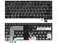 Клавиатура Lenovo ThinkPad 13 (2nd Gen) серебро без подсветки, SN20L85175