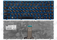 Клавиатура LENOVO IdeaPad Z370 (RU) синяя