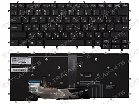 Клавиатура для Dell Latitude 7400 черная с подсветкой