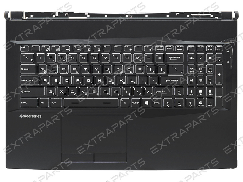 Топ-панель MSI GP75 Leopard 9SD черная c RGB-подсветкой