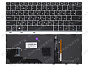 Клавиатура HP EliteBook 735 G6 серебро с подсветкой