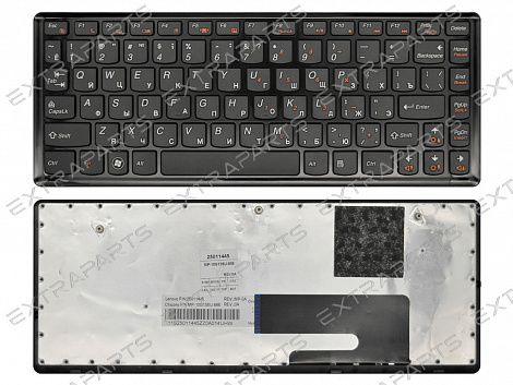 Клавиатура LENOVO IdeaPad U260 (RU) черная с рамкой