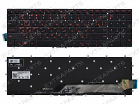 Клавиатура Dell G7 17 7790 черная с красной подсветкой