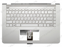 Клавиатура HP Pavilion 14-bk (RU) топ-панель серебро
