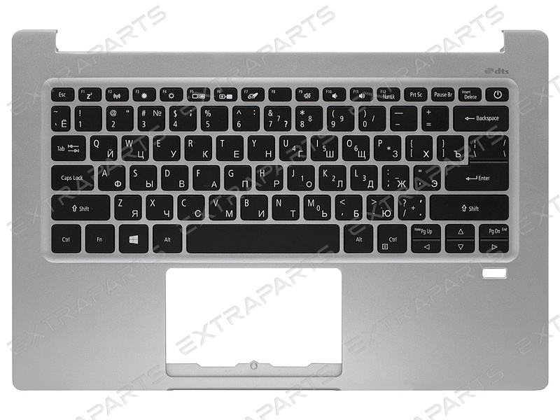 Топ-панель Acer Swift 3 SF314-42 серебро без подсветки