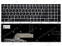 Клавиатура для HP ProBook 650 G4 черная с серой рамкой (оригинал)