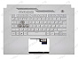 Топ-панель для Asus TUF Dash F15 FX516PR белая с подсветкой клавиш