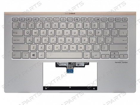Топ-панель Asus ZenBook 14 UX434FL серебряная
