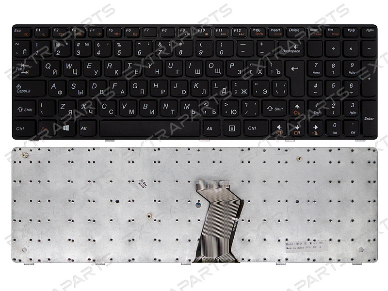 Клавиатура Lenovo B570 черная