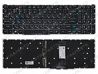 Клавиатура Acer Predator Helios 300 PH315-52 черная с синей подсветкой