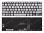 Клавиатура Asus ZenBook 14 UM431DA серебро с подсветкой