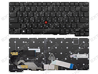 Клавиатура SN21D68484 для Lenovo ThinkPad черная с подсветкой