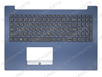Клавиатура Lenovo IdeaPad 320-15IKB голубая топ-панель