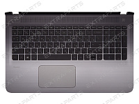 Клавиатура HP 15-an (RU) серебряная топ-панель с подсветкой