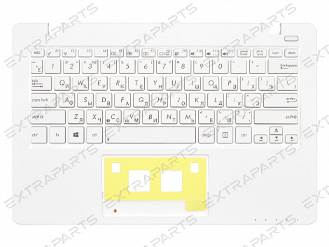 Клавиатура ASUS X200 (RU) белая топ-панель