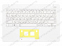 Клавиатура ASUS X200 (RU) белая топ-панель