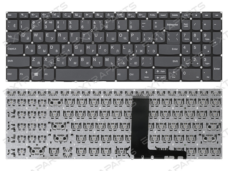 Клавиатура Lenovo V130-15IGM серая