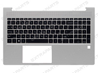 Топ-панель HP ProBook 450 G10 серебряная с подсветкой