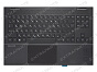 Топ-панель HP OMEN 15-en черная (с RGB-подсветкой)