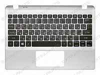 Клавиатура ACER Aspire V5-122P (RU) серебряная топ-панель с подсветкой