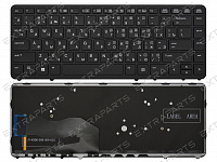 Клавиатура 762758-251 для HP черная с подсветкой