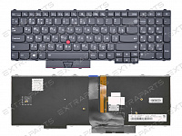 Клавиатура LENOVO ThinkPad P50 (RU) черная V.1